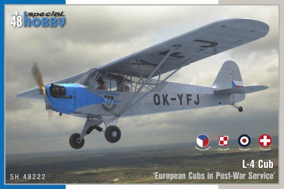 1/48 Piper L-4 Cub in Post War Service