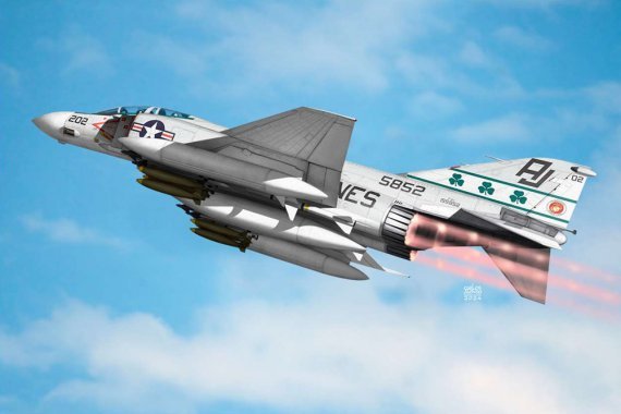 1/48 McDonnell F-4J Phantom II Fighting Shamrocks