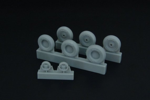 1/48 Spitfire 3-spoke wheels set