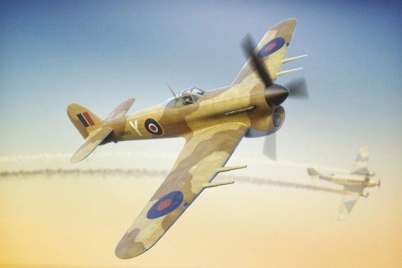 1/72 Typhoon Mk.Ib Car Doors Desert & Luftwaffe trials
