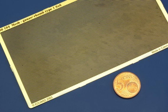 Eduard Mesh  gauze/ Rhomb type 1 6x6
