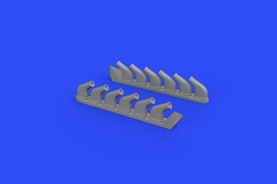 Brassin 1/48 P-51D exhaust stacks