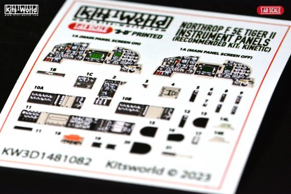 1/48 3D Cockpit interior F-5E Freedom Fighter