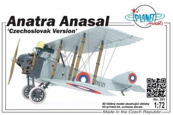 Planet 1/72 Anatra Anasal Version Tch�coslovaque Kit R�sine