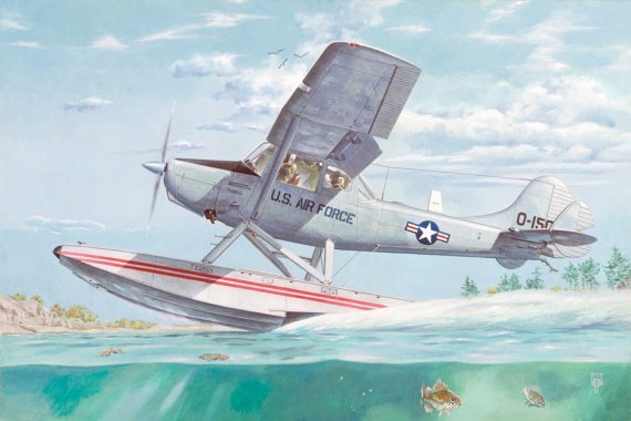 1/32 Cessna L-19/O-1 Bird Dog Floatplane