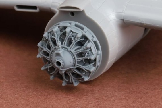 SBS Model Moteurs B-25 Mitchell 1/72 Hasegawa