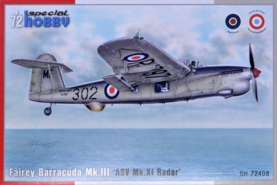1/72 Fairey Barracuda Mk.III ASV Mk.XI Radar