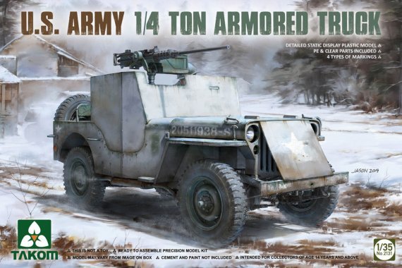 1/35 U.S. Army 1/4 ton Armoured Truck