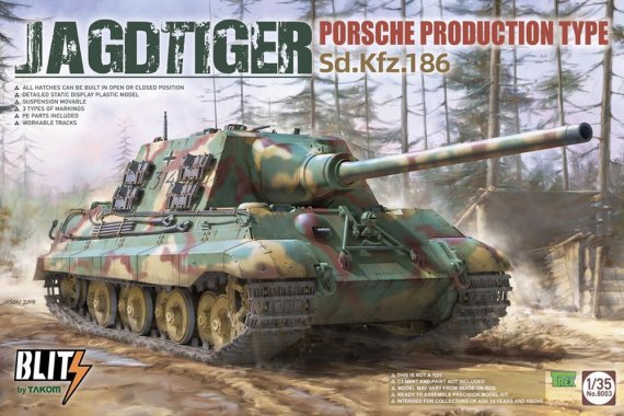 1/35 Sd.Kfz.186 Jagdtiger Porsche Production Type Blitz