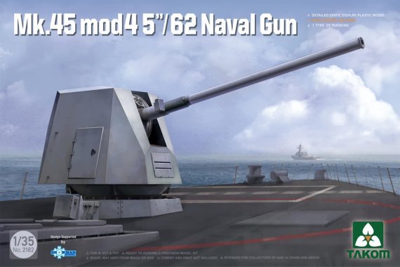 1/35 MK-45 Mod.4 Gun 5-inch/62-calibre Naval Gun