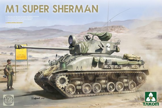 1/35 Israeli Army M1 Super Sherman Medium Tank