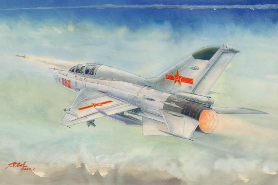 1/48 Chinese JJ-7 2-seat Jet Trainer