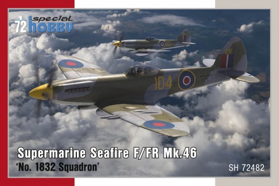 1/72 Supermarine Seafire F/FR Mk.46 No.1832 Sqn