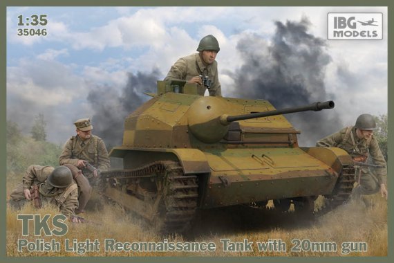 1/35 TKS Tankette with 20mm Gun