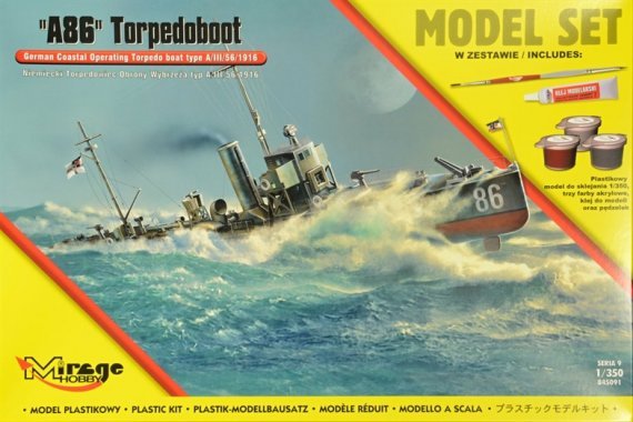 MODEL SET 1/350 A86 Torpedoboot type A/III/56/1916