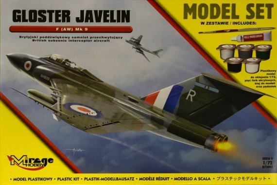 MODEL SET 1/72 Gloster Javelin  Mk.9