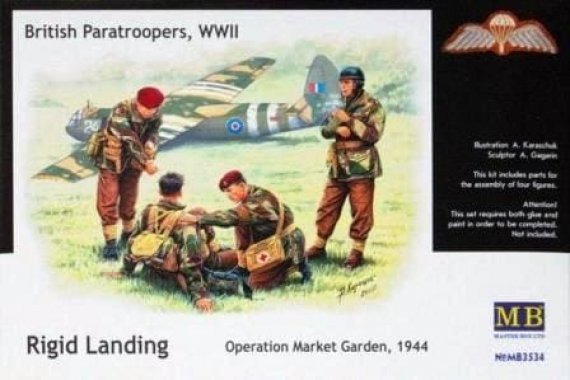 1/35 British Paratroopers WWII Rigid Landing