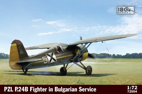 1/72 PZL P.24B in Bulgarian service