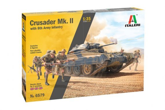 1/35 Crusader Mk.II with 8th Army figures