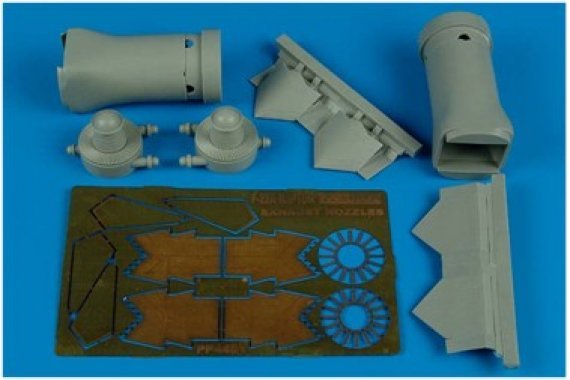 1/48 F/A-22 Raptor exhaust nozzles  closed (HAS)