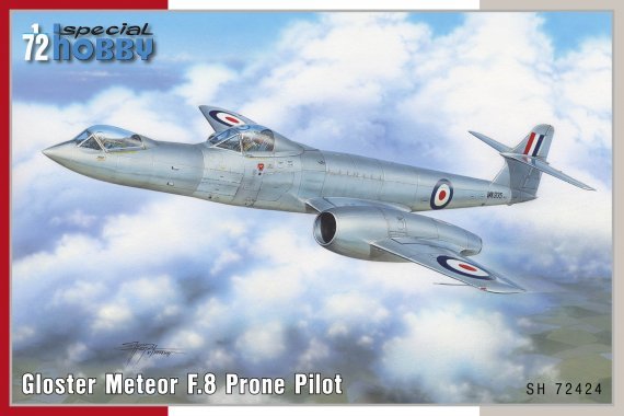 1/72 Gloster Meteor F.8 Prone Pilot
