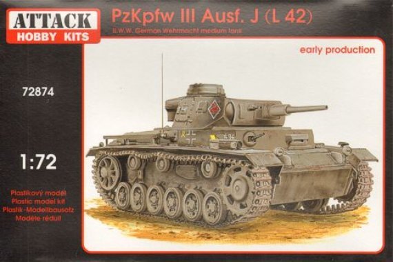 1/72 PzKpfw III Ausf.J (L 42)  early production