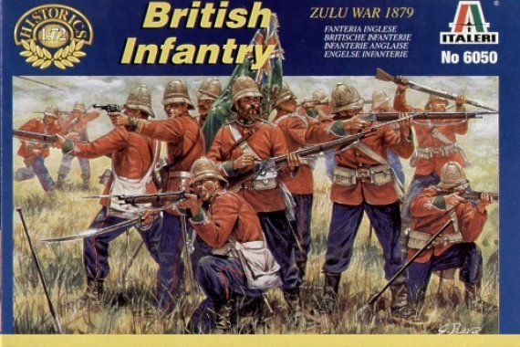 1/72 Zulu War British Infantry 1879