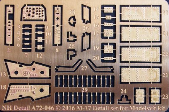 1/72 Myasishchev M-17 Detail Set