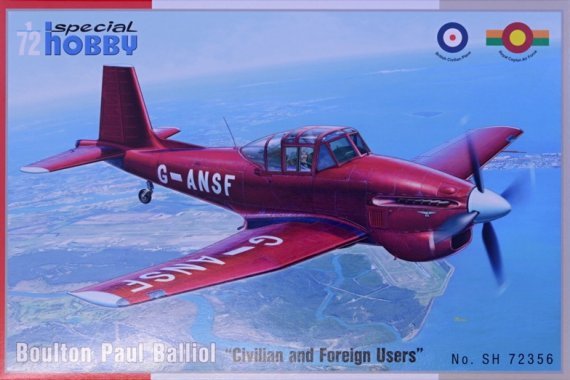 1/72 Boulton Paul Balliol Civil & Foreign Users