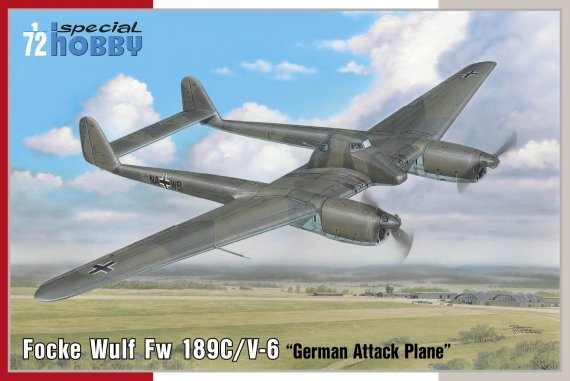 1/72 Focke Wulf Fw 189C/V-6 German Attack Plane