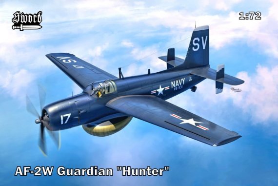 SWORD AF-2W Guardian Hunter 1/72 - 2 camouflages