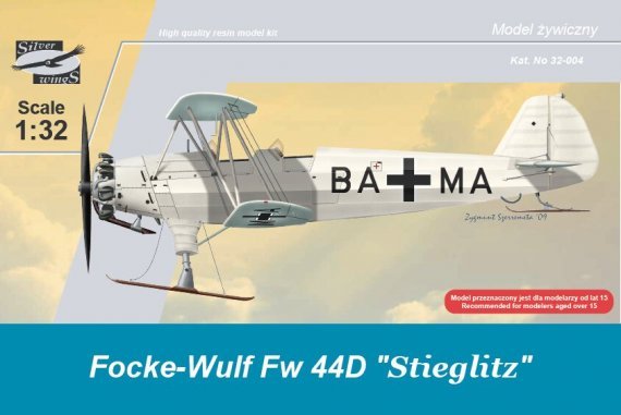 1/32 Focke-Wulf Fw 44D Ski (full resin kit)