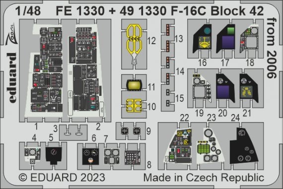 Lockheed-Martin F-16C Block 42 from 2006 1/48