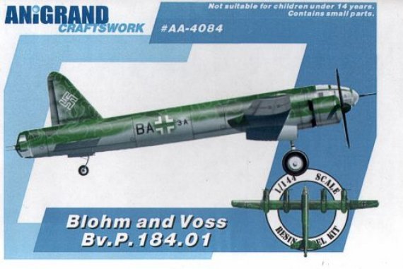 1/144 Blohm-und-Voss Bv.P.184 Includes bonus kits