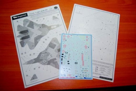 1/72 Sukhoi T-50 PAKFA with stencils