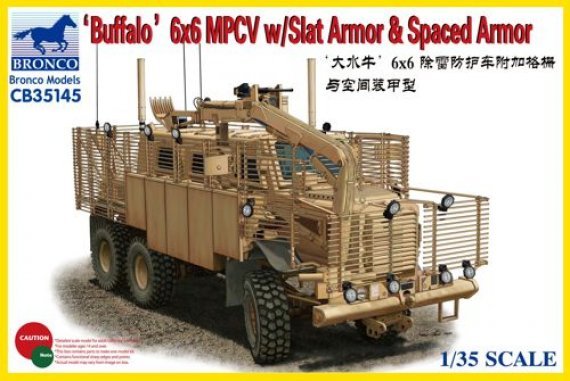 1/35 Buffalo 6x6 MPCV with Slat Armour & Spaced Armour