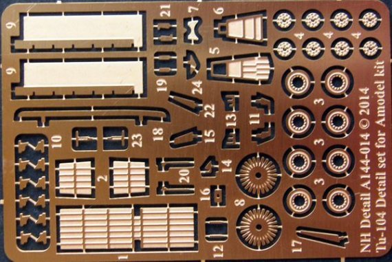 1/144 Tupolev TU-104A Detail Set (designed to be used with A Mod
