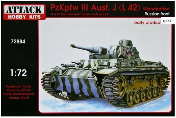 1/72 PzJpfw III Ausf.J (L 42) Russian Front