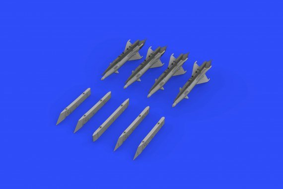 BRASSIN 1/72 RS-2US missiles with pylons for MiG-21