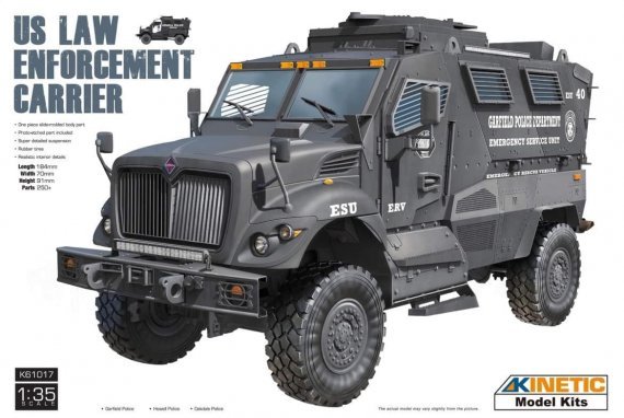 US POLICE MRAP in 1:35