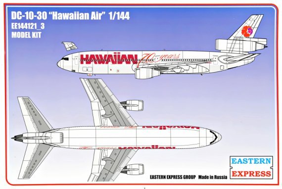 1/144 McDonnell-Douglas DC-10-30 HawaIIan Air