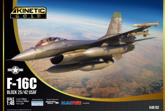 1/48 F-16C Block 25/42 USAF Gold