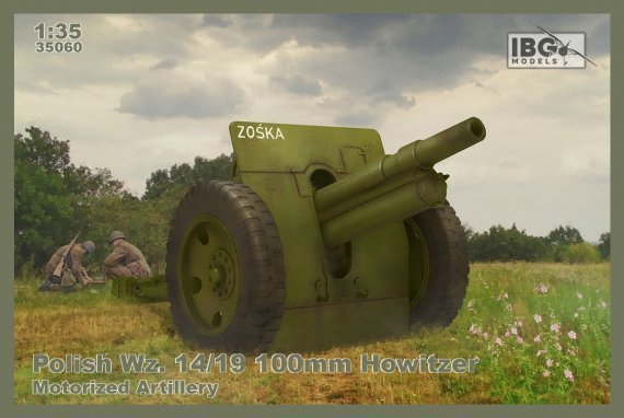 1/35 Wz. 14/19 100mm Howitzer Motorized Artillery