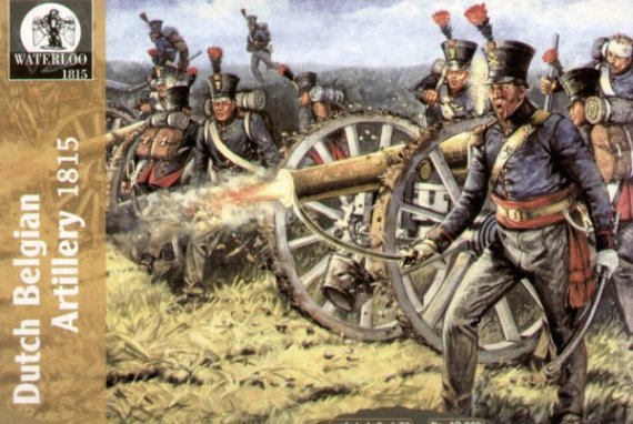 Dutch/Belgian Artillery Figures 1/72 Waterloo 1815
