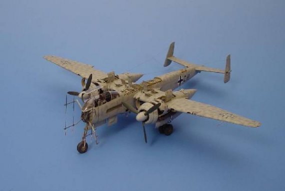 Aires Upgrade set: Heinkel He 219A-7 UHU detail set