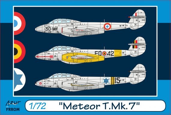 1/72 Gloster Meteor T Mk.7 Israel, France, Belgium