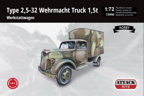 1/72 Type 2,5-32 Wehrmacht Truck Werkstattwagen