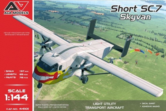 A&A Models Short SC.7 Skyvan 1/144