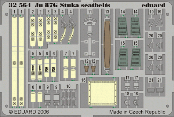 Ju 87 Stuka  seatbelts  (HAS)