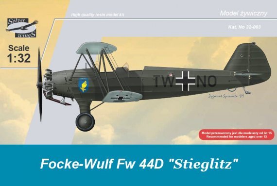 1/32 Focke-Wulf Fw 44D Wheels (full resin kit)